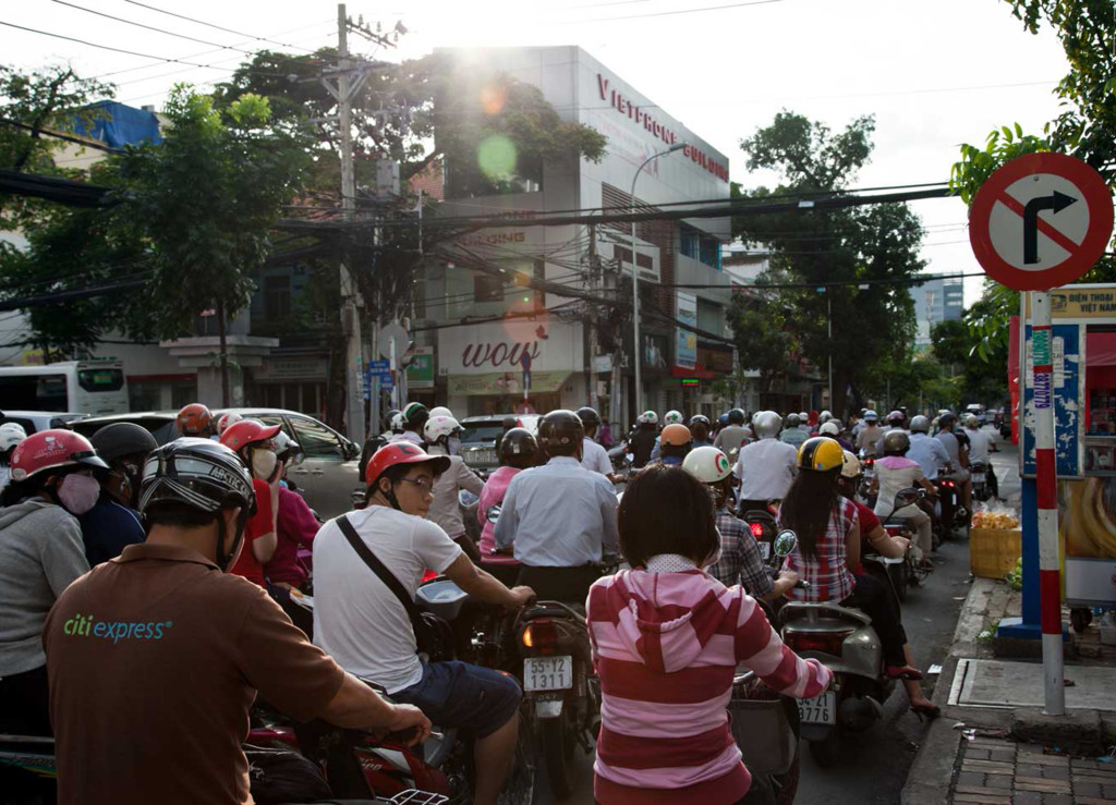 Traffic in Ho Chi Minh City