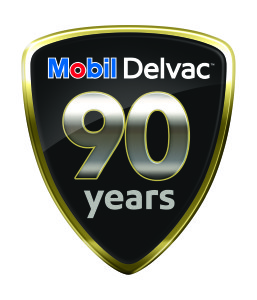 90 lat Mobil Delvac - logo